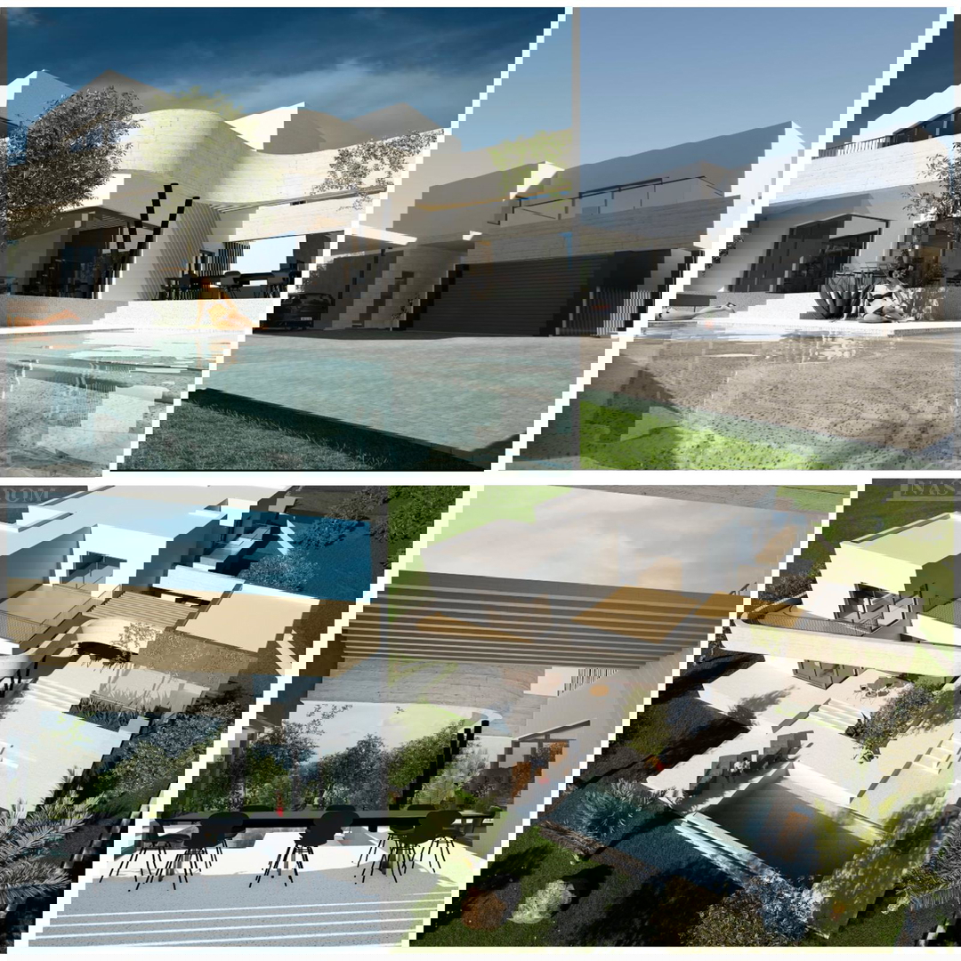 Vodice - Villa di lusso di design con piscina - grezzo