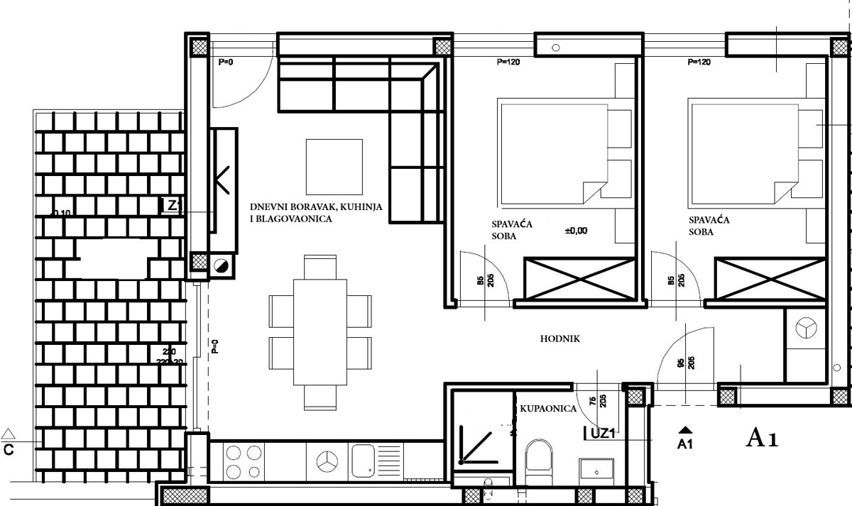 Vodice - Appartamenti in nuova costruzione, a soli 800 m dalla spiaggia