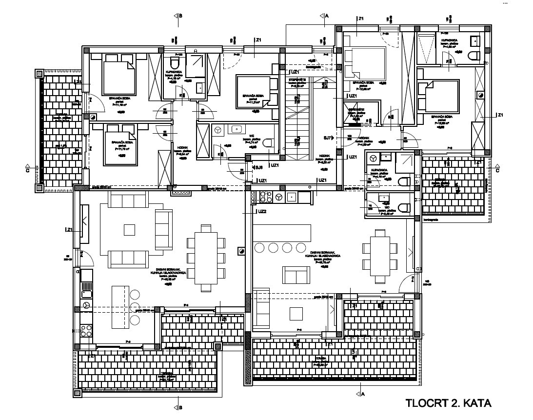 Vodice - Appartamenti in nuova costruzione, a soli 800 m dalla spiaggia