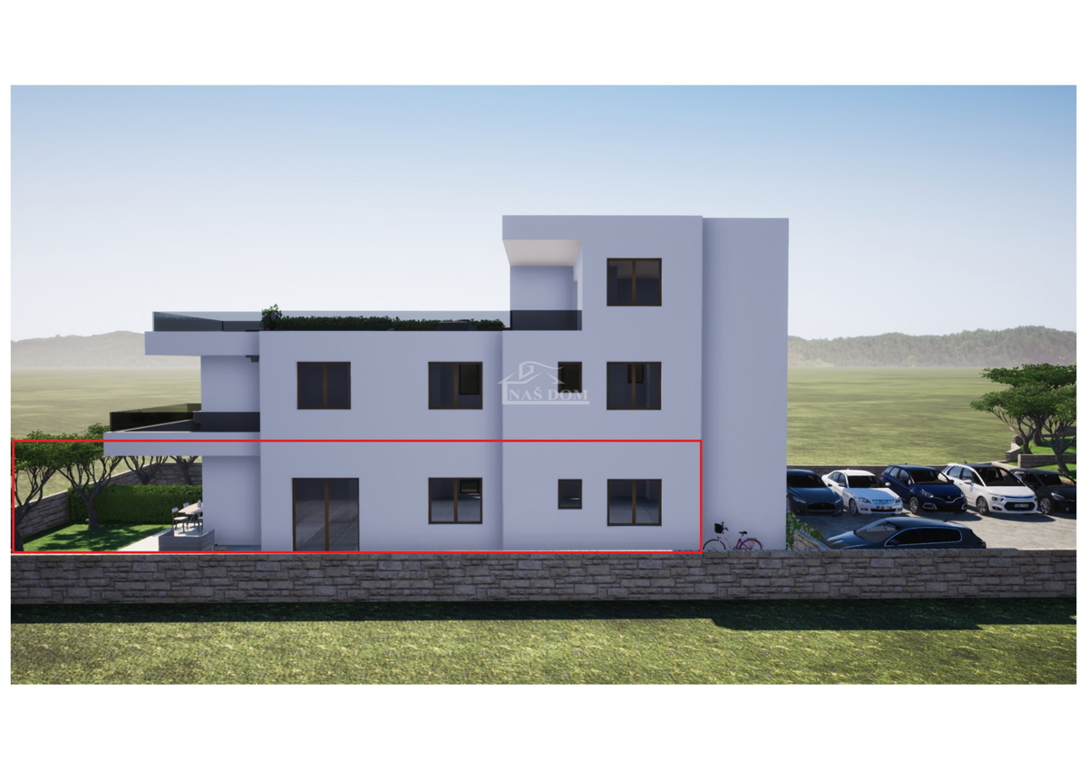 Tribunj, Sovlje - appartamento con giardino a 400 m dalla spiaggia