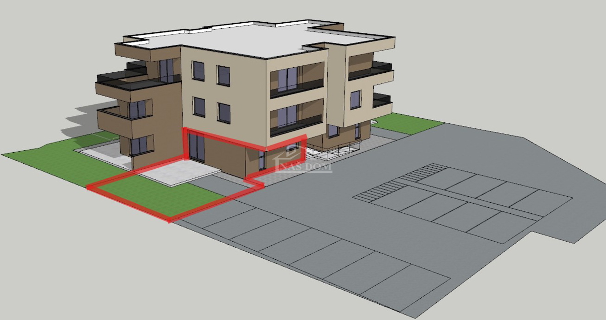 Vodice - prevendita - Appartamento bilocale S3 con giardino