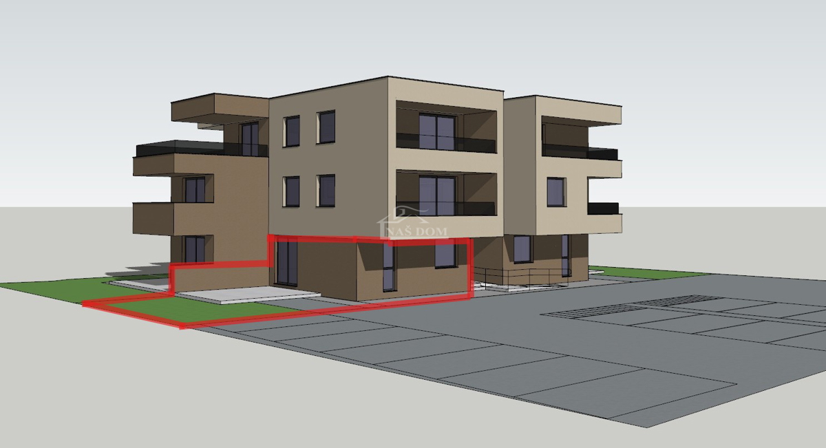 Vodice - prevendita - Appartamento bilocale S3 con giardino