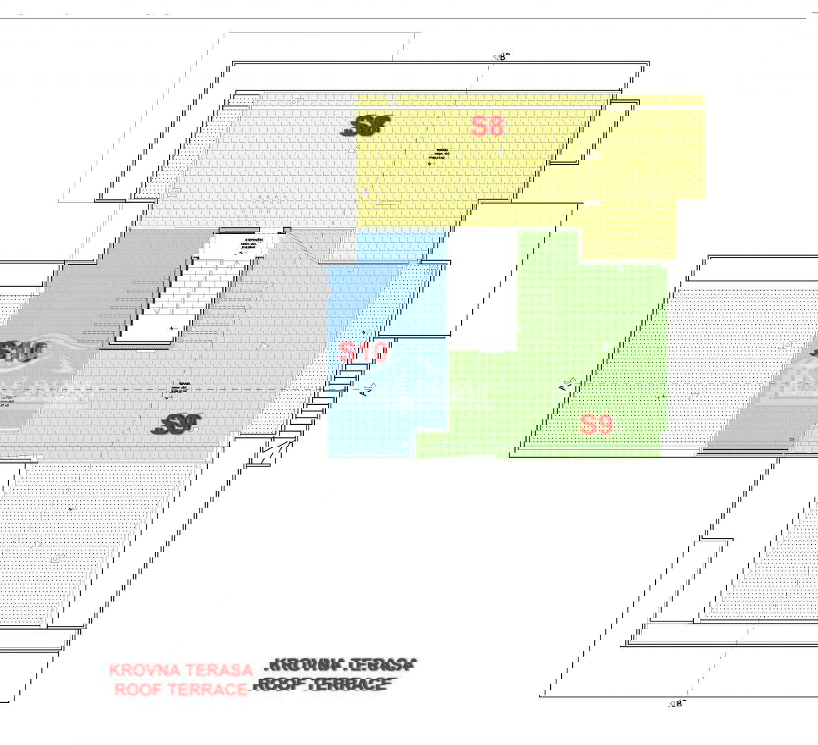 Lusso appartamento A8 con terrazza sul tetto, a 50m dalla spiaggia