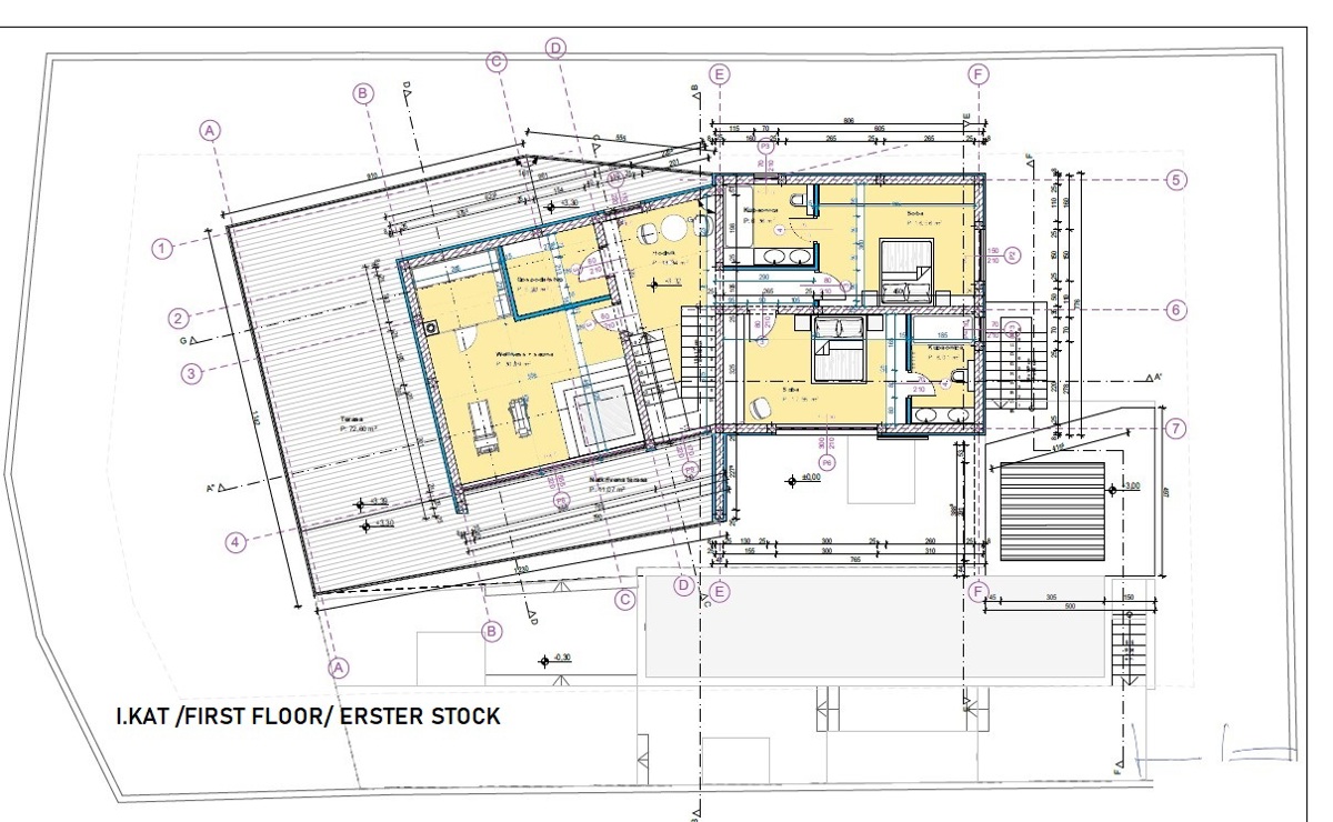 Vodice - moderna villa con piscina, vista mare