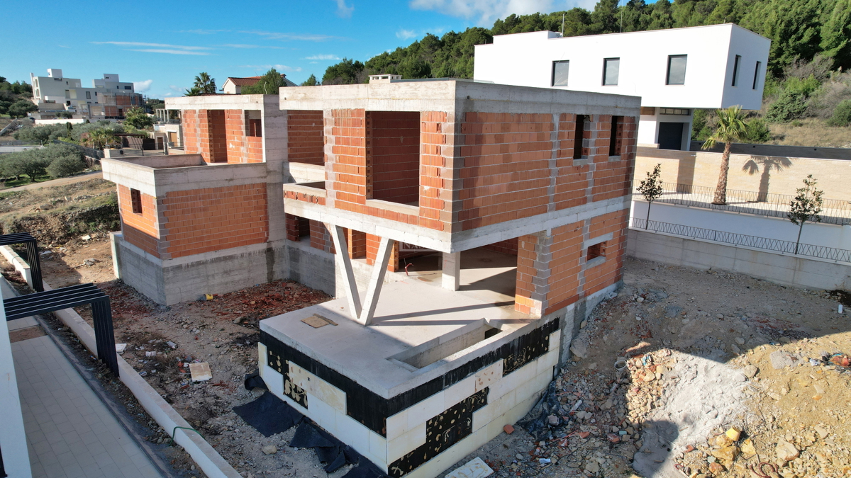 Vodice - Lussuosa casa bifamiliare S1 con vista mare