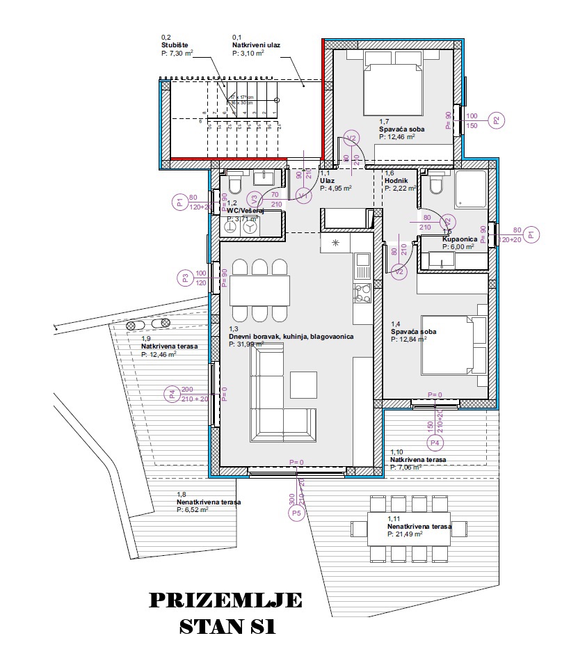 Edificio &quot;A&quot; Appartamenti bilocali in posizione eccellente