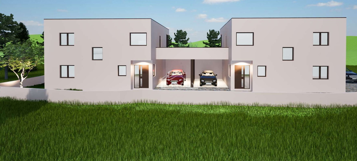 Vodice - **NUOVA COSTRUZIONE** Casa S2 con piscina, garage, 800 m dalla spiaggia