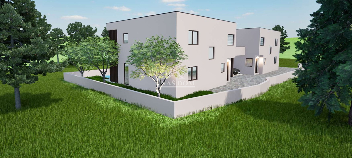 Vodice - **NUOVA COSTRUZIONE** Casa S2 con piscina, garage, 800 m dalla spiaggia