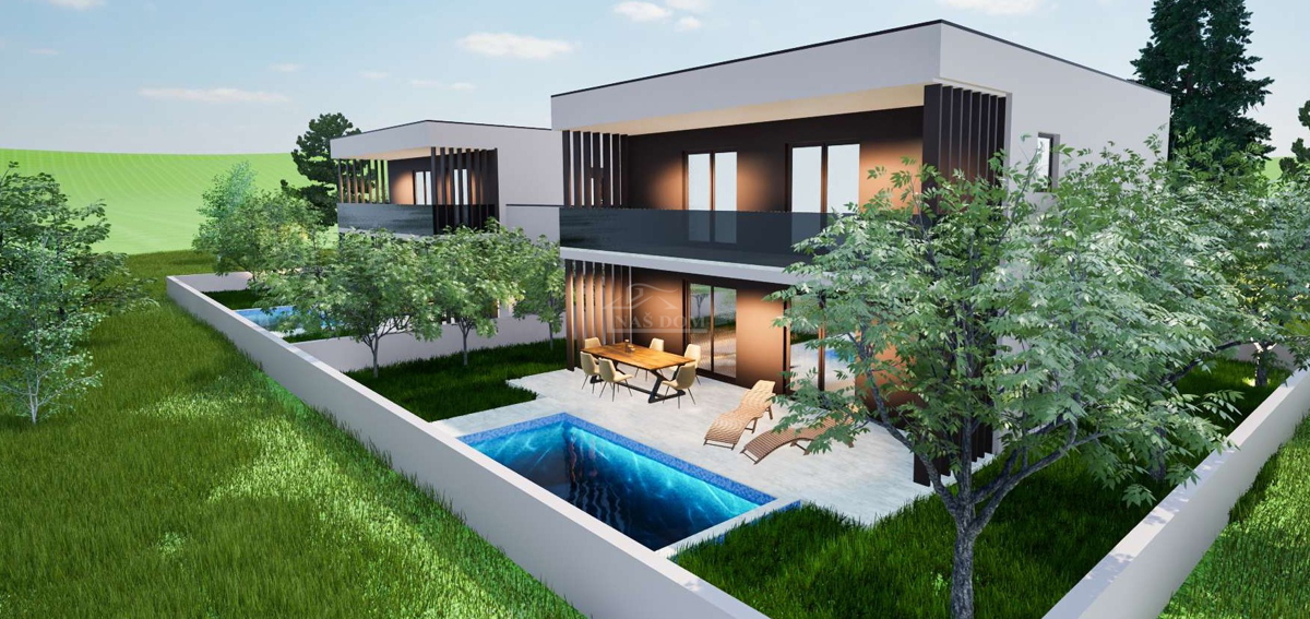 Vodice - **NUOVA COSTRUZIONE** Casa S2 con piscina, garage, 800 m dalla spiaggia