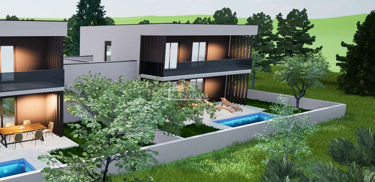 Vodice - **NUOVA COSTRUZIONE** Casa S2 con piscina, garage, 800 m dalla spiaggia