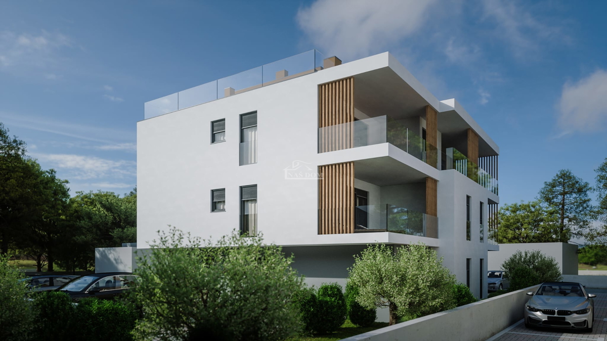 Vodice - N2, Appartamento S1 con giardino, a 800 m dalla spiaggia