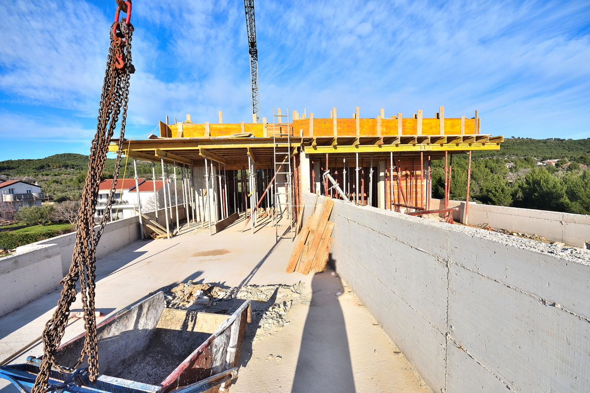 Tribunj, Sovlje - appartamento con terrazza sul tetto, vista mare