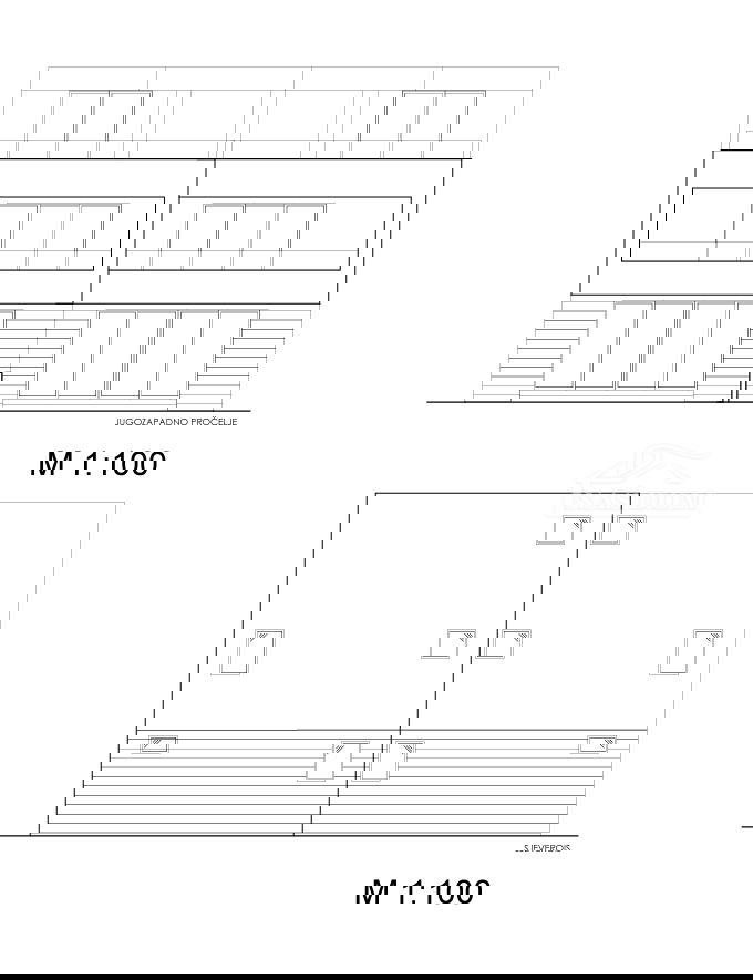 Vodice - terreno con permesso di costruzione, 1100 m dalla spiaggia