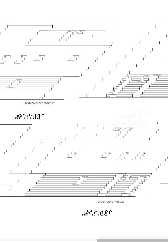 Vodice - terreno con permesso di costruzione, 1100 m dalla spiaggia