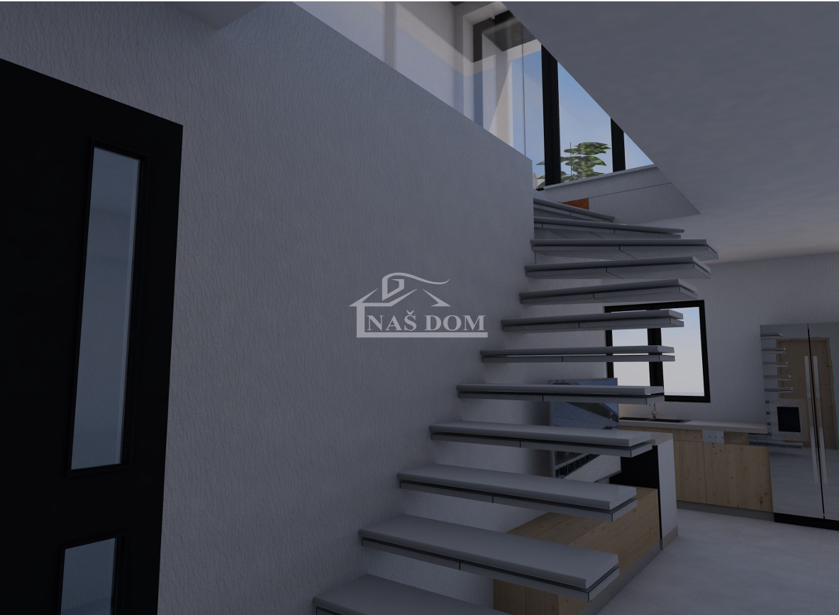 Vodice - **NUOVA COSTRUZIONE** s3 appartamento su due piani con terrazza sul tetto