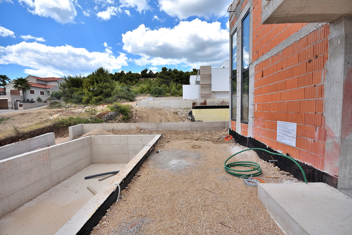 Vodice - **NUOVA COSTRUZIONE** Casa S1 con piscina, vista mare