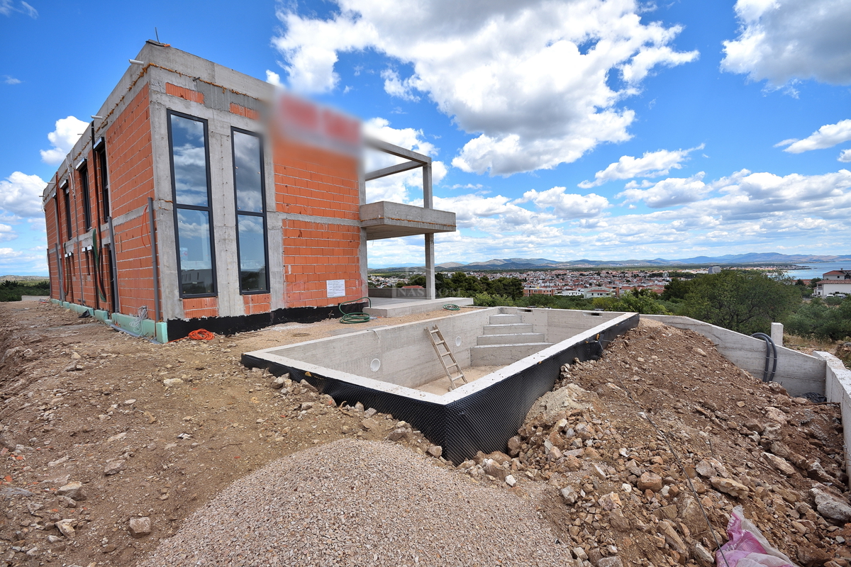 Vodice - **NUOVA COSTRUZIONE** Casa S1 con piscina, vista mare