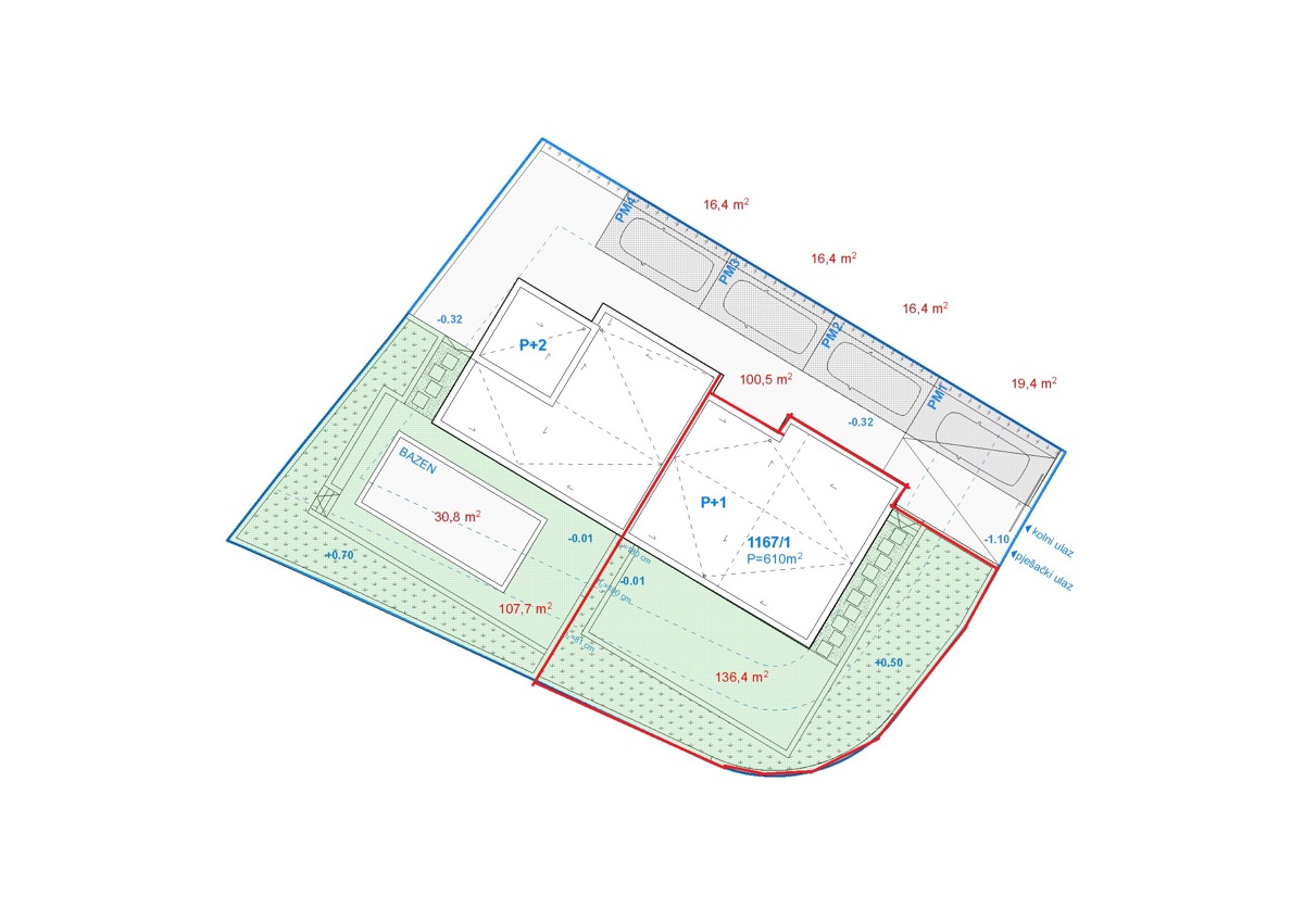 Villa bifamiliare su due piani *S2*, Nuova costruzione