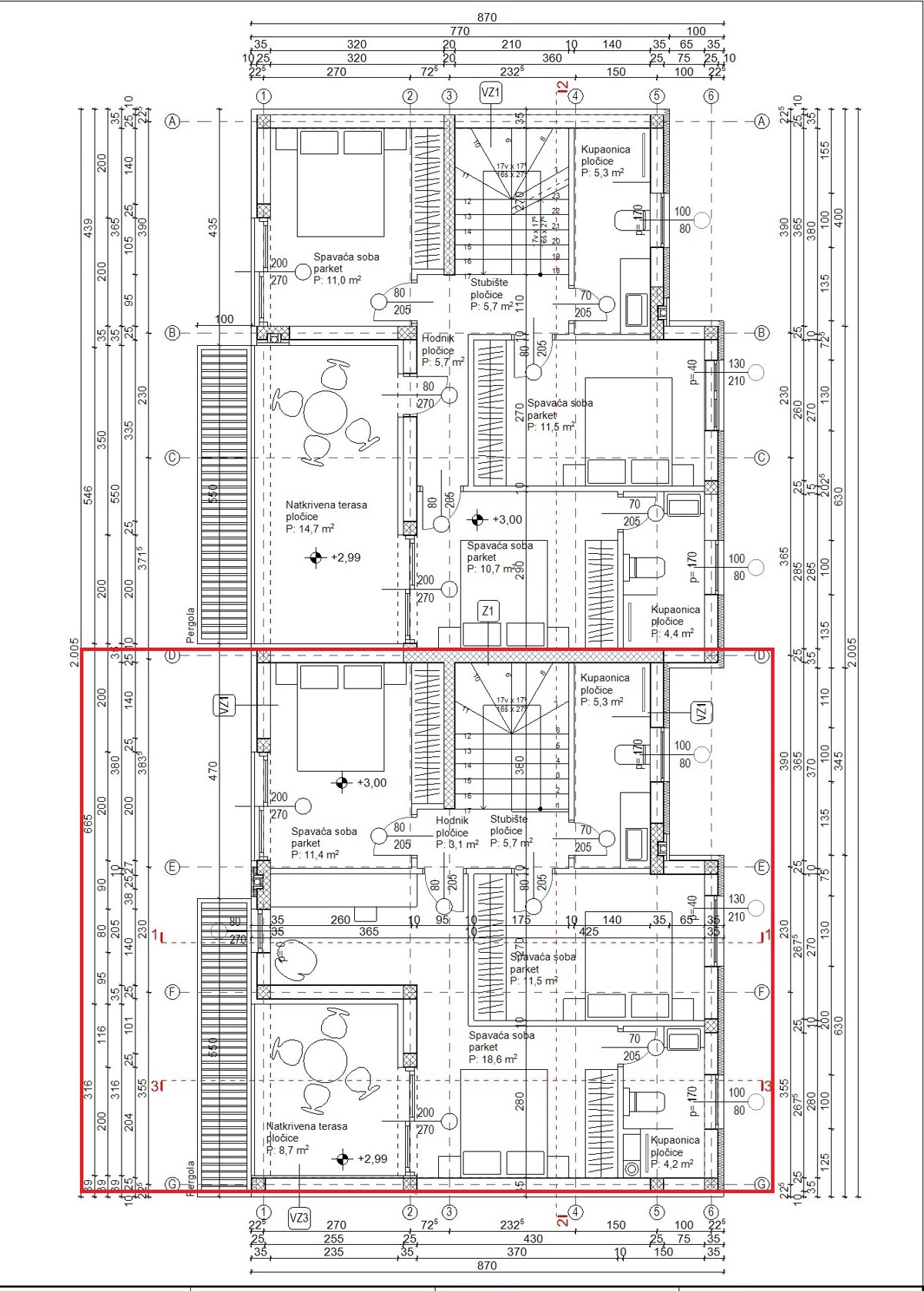 Villa bifamiliare su due piani *S2*, Nuova costruzione
