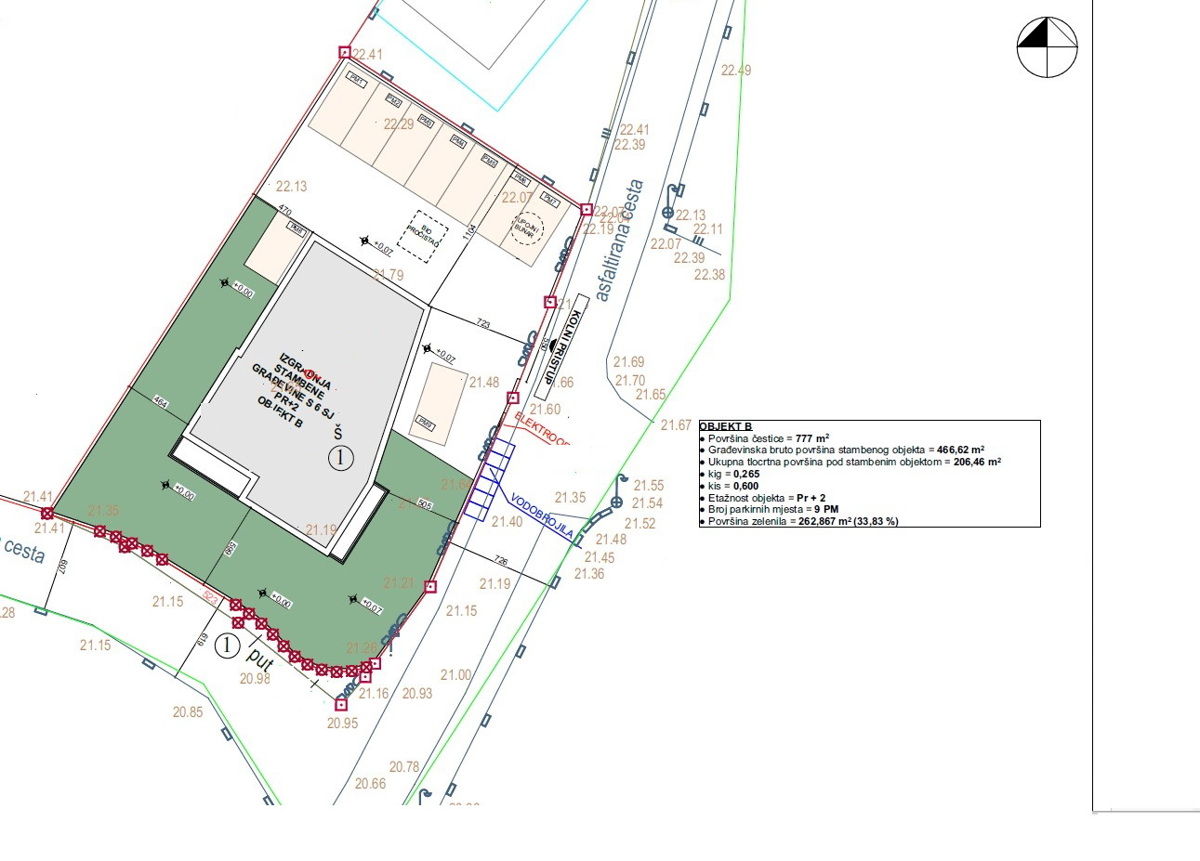 Vodice _**NUOVA COSTRUZIONE** Appartamento S3, primo piano, vista mare