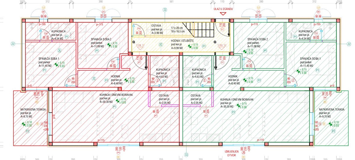 Vodice - Appartamento S1 con piscina e giardino