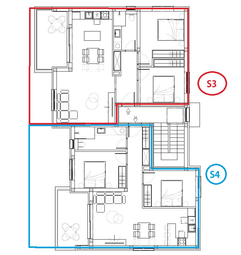 Brodarica - Appartamento A1 al piano terra con giardino, nuova costruzione