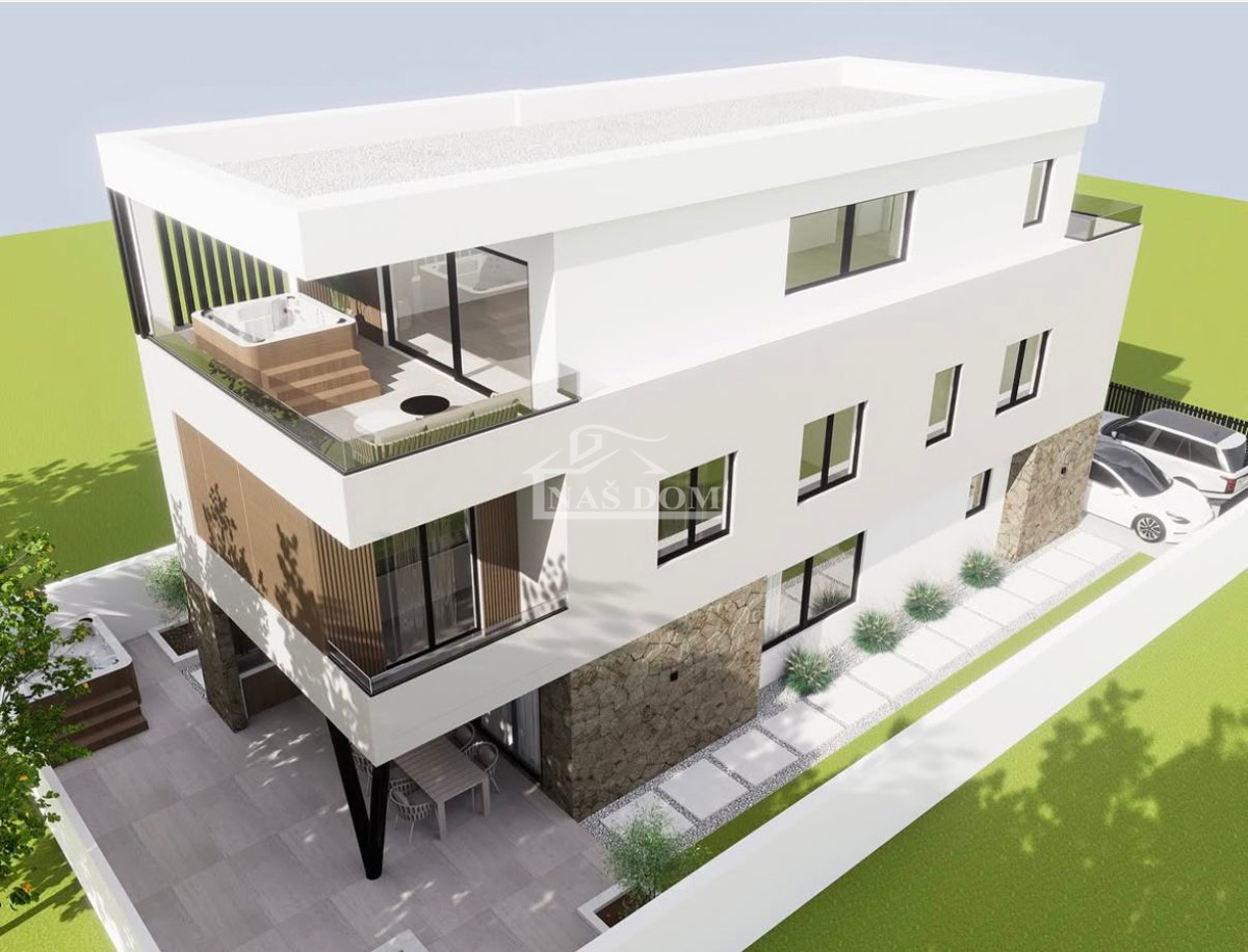 Vodice - Appartamento di lusso su due livelli S1, posizione tranquilla