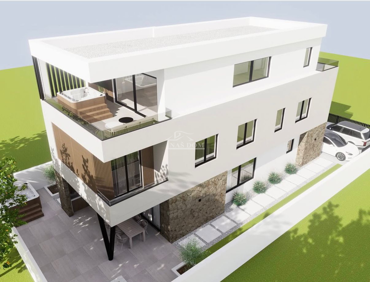 Vodice - Appartamento di lusso su due livelli S1, posizione tranquilla