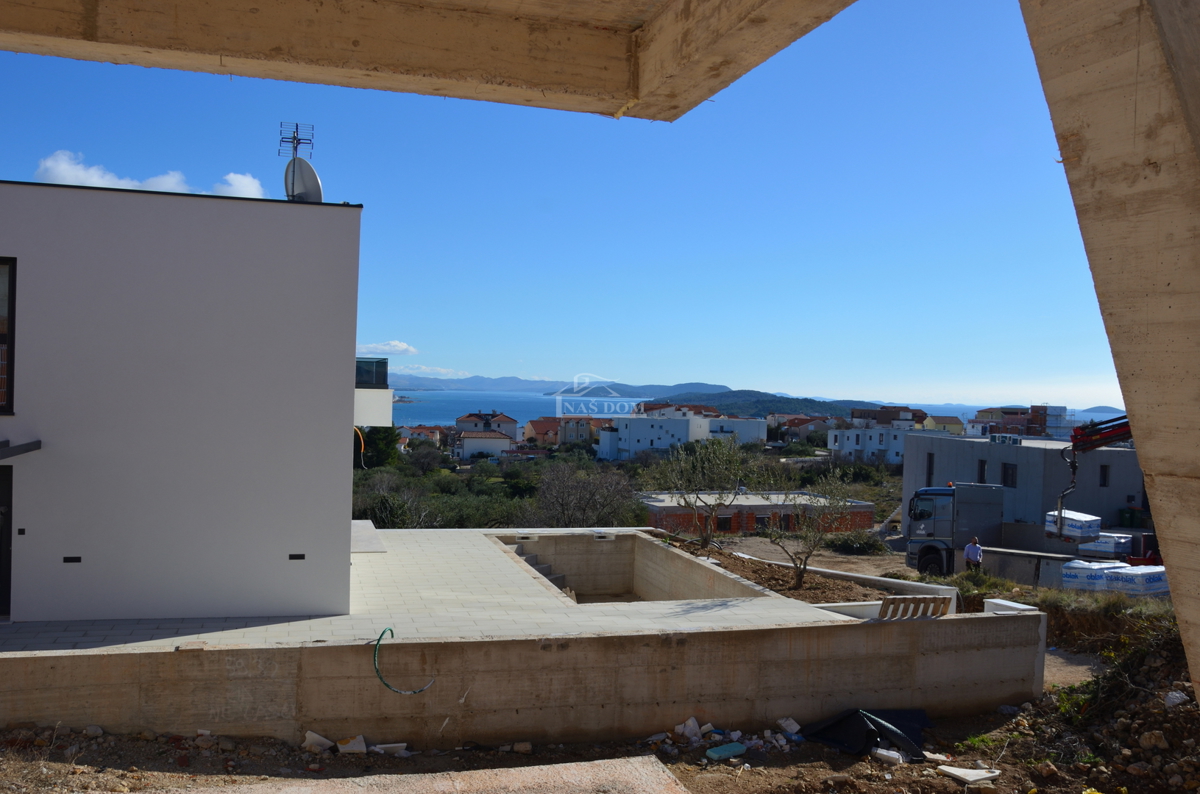Vodice - Lussuosa casa bifamiliare S2 con vista panoramica sul mare