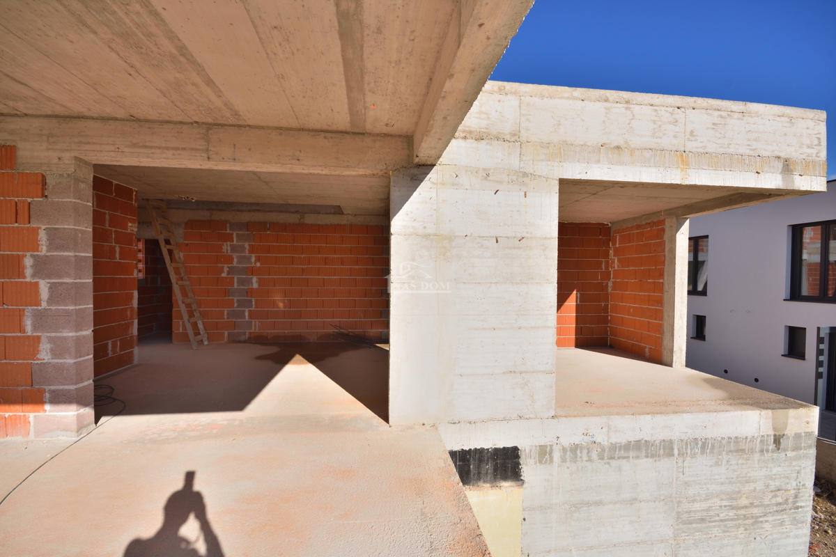 Vodice - Lussuosa casa bifamiliare S2 con vista panoramica sul mare