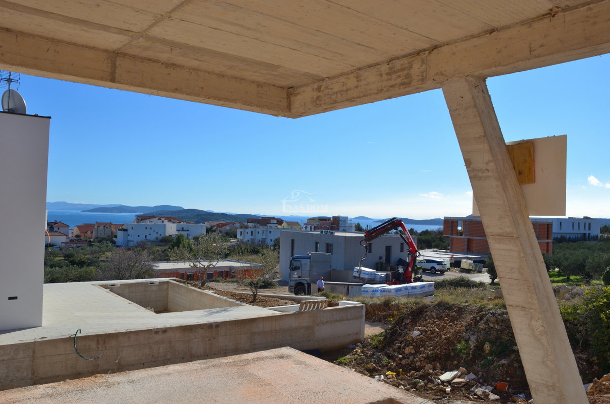 Vodice - Lussuosa casa bifamiliare S2 con vista panoramica sul mare