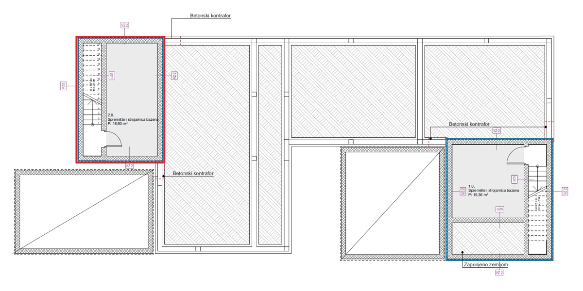 Vodice - Lussuosa casa bifamiliare S2 con vista panoramica sul mare