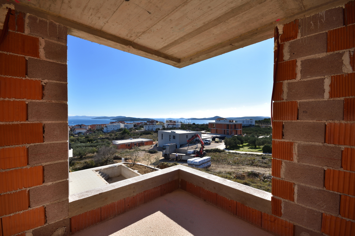 Vodice - Lussuosa casa bifamiliare S2 con vista panoramica sul mare
