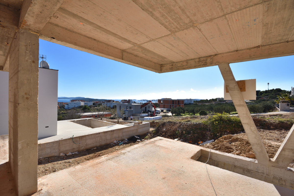 Vodice - Lussuosa casa bifamiliare S2 con vista panoramica sul mare