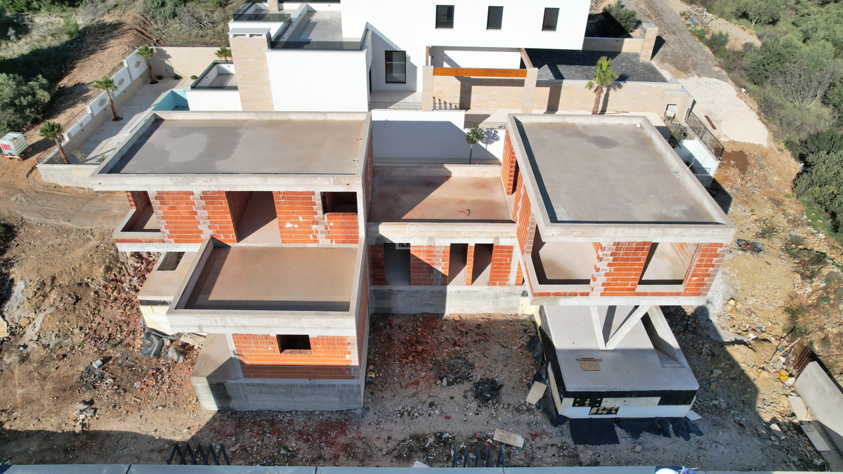 Vodice - Lussuosa casa bifamiliare S2 con vista panoramica sul mare