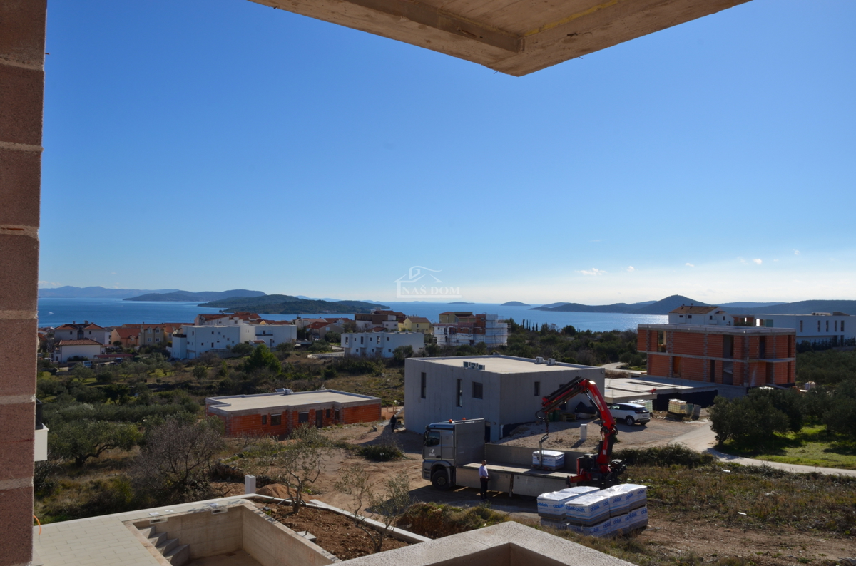 Vodice - Lussuosa casa bifamiliare S2 con vista panoramica sul mare