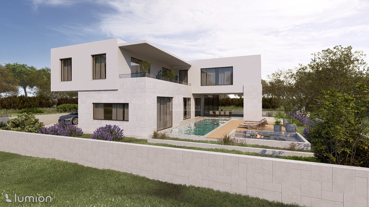 Villa esclusiva smart con piscina, centro benessere, garage e vista mare – Vodice