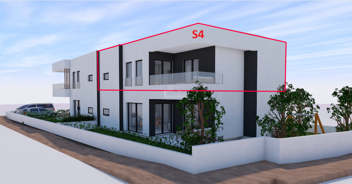 Vodice - Appartamento S4 in piccolo edificio residenziale in posizione tranquilla