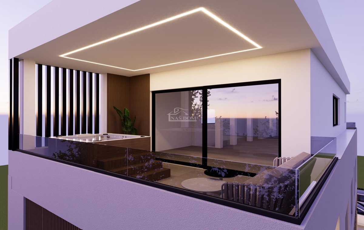 Vodice - Appartamento di lusso su due piani S2, posizione tranquilla