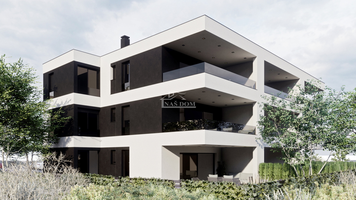 Vodice, Srima - **NUOVA COSTRUZIONE** Appartamento S1 con giardino, 300 m dalla spiaggia