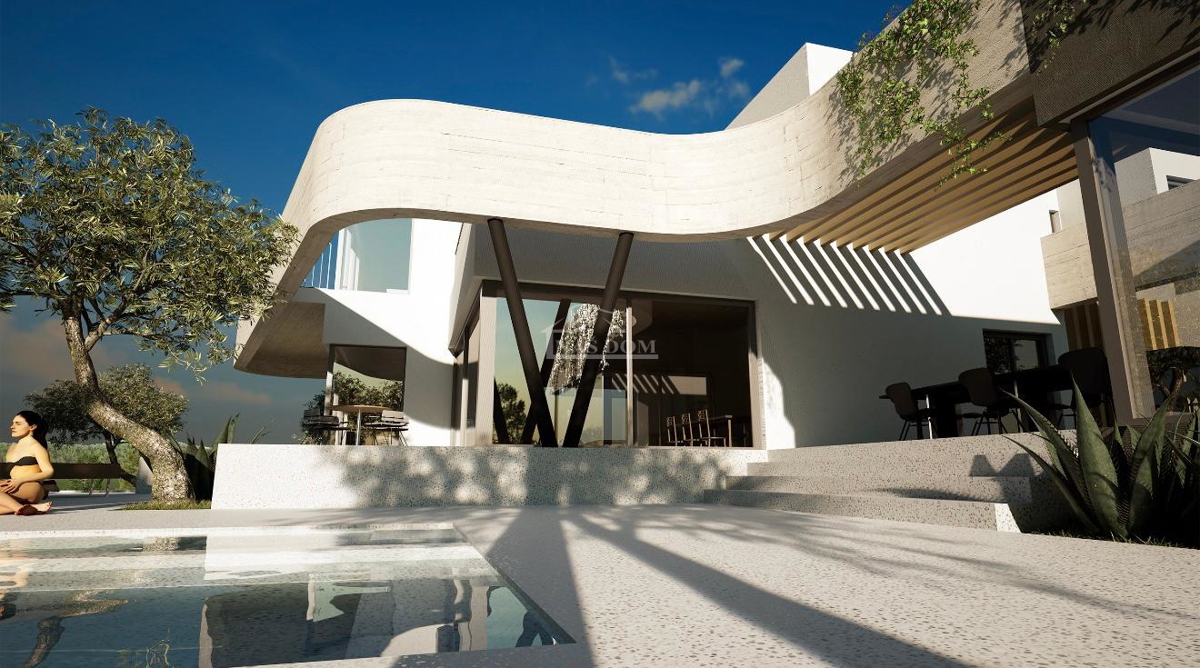 Vodice – Impresiva villa moderna con piscina, oasi spa e vista mozzafiato