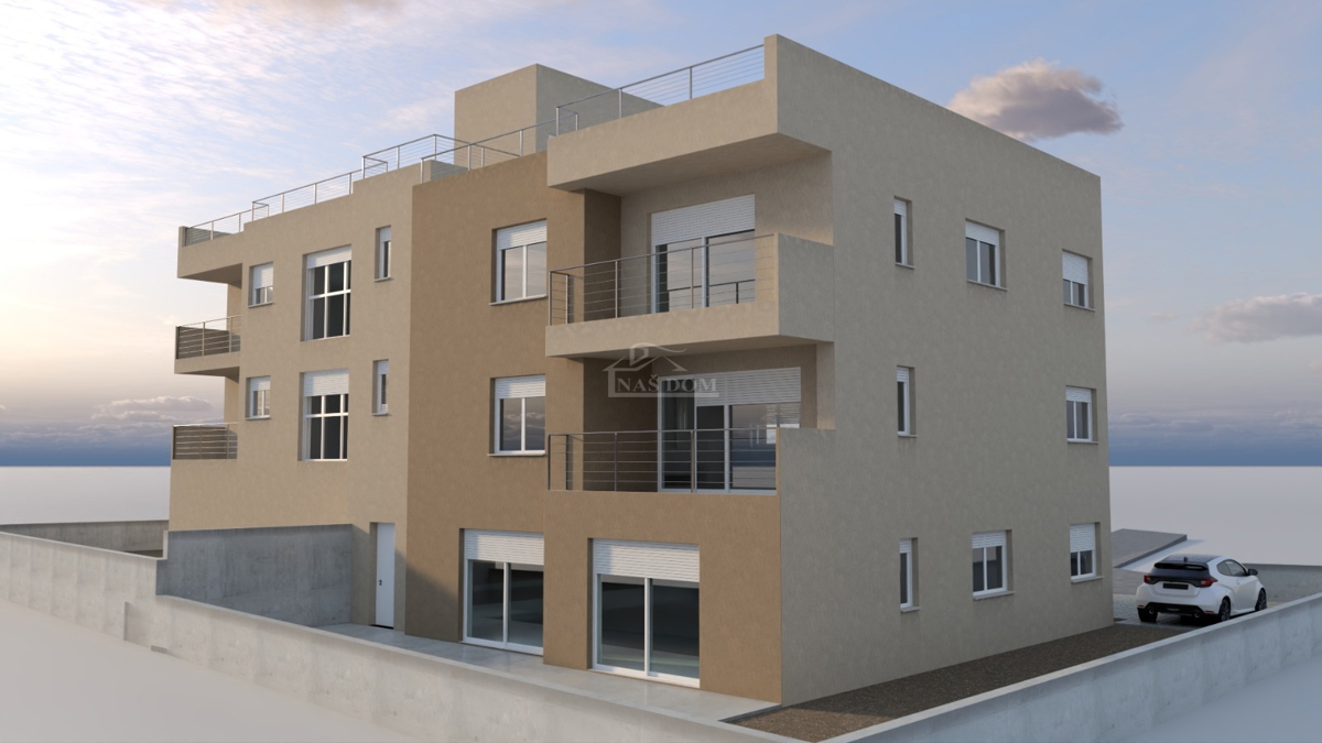 Vodice - **NUOVA COSTRUZIONE** appartamenti con vista mare, a 400 m dalla spiaggia