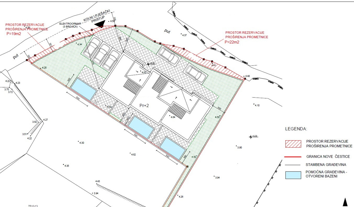 Srima, Vodice - Appartamento S2 con terrazza sul tetto in edificio di nuova costruzione