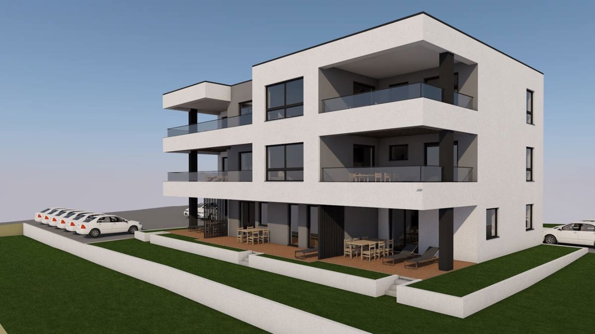 Vodice - **NUOVA COSTRUZIONE** *VISTA MARE** Appartamento S6 2S+DB, 550 m dal centro