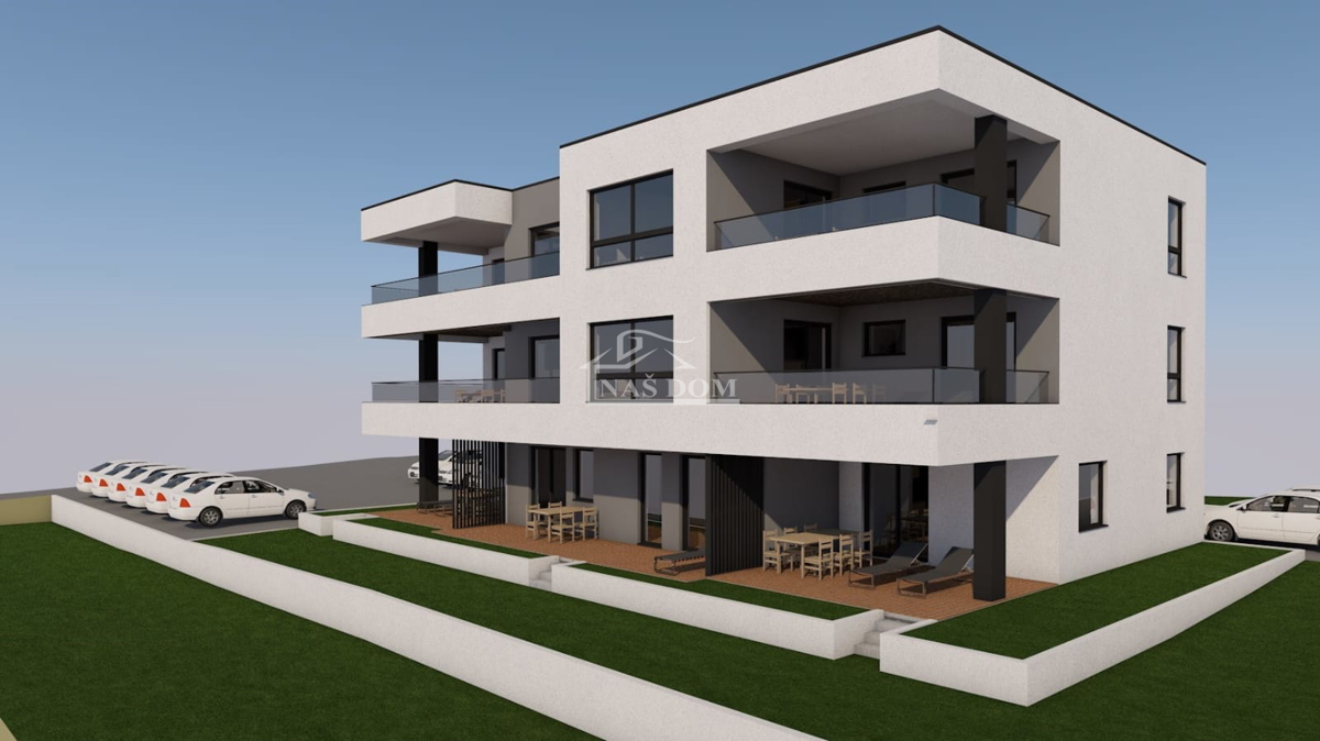 Vodice - **NUOVA COSTRUZIONE** *VISTA MARE** Appartamento S6 2S+DB, 550 m dal centro