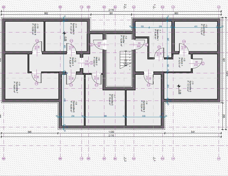 Vodice - **NUOVA COSTRUZIONE** *VISTA MARE** Appartamento S6 2S+DB, 550 m dal centro