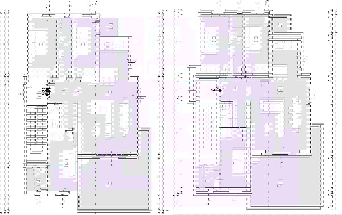 Vodice - PENTHOUSE S3 appartamento, 200 m dalla spiaggia