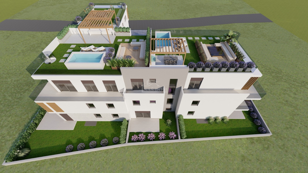 Vodice - Appartamento di lusso S6 con garage, posizione unica