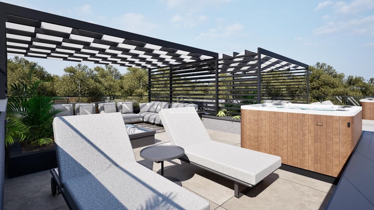 Vodice - Casa a schiera V1 in posizione tranquilla