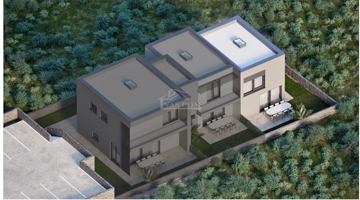 Vodice - Casa a schiera V1 in posizione tranquilla